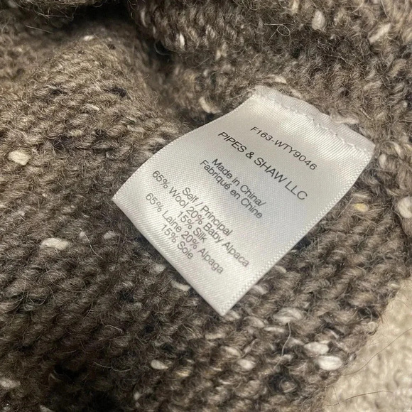 Veronica Beard Indie Sweater Womens Small Brown Knit Wool Turtleneck - Picture 16 of 16